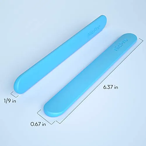 Nicpro 4PCS Silicone Stir Sticks, Reusable Silicone Popsicle Sticks Tools for Mixing Resin, Epoxy, Liquid, Paint, Making Glitter Tumblers