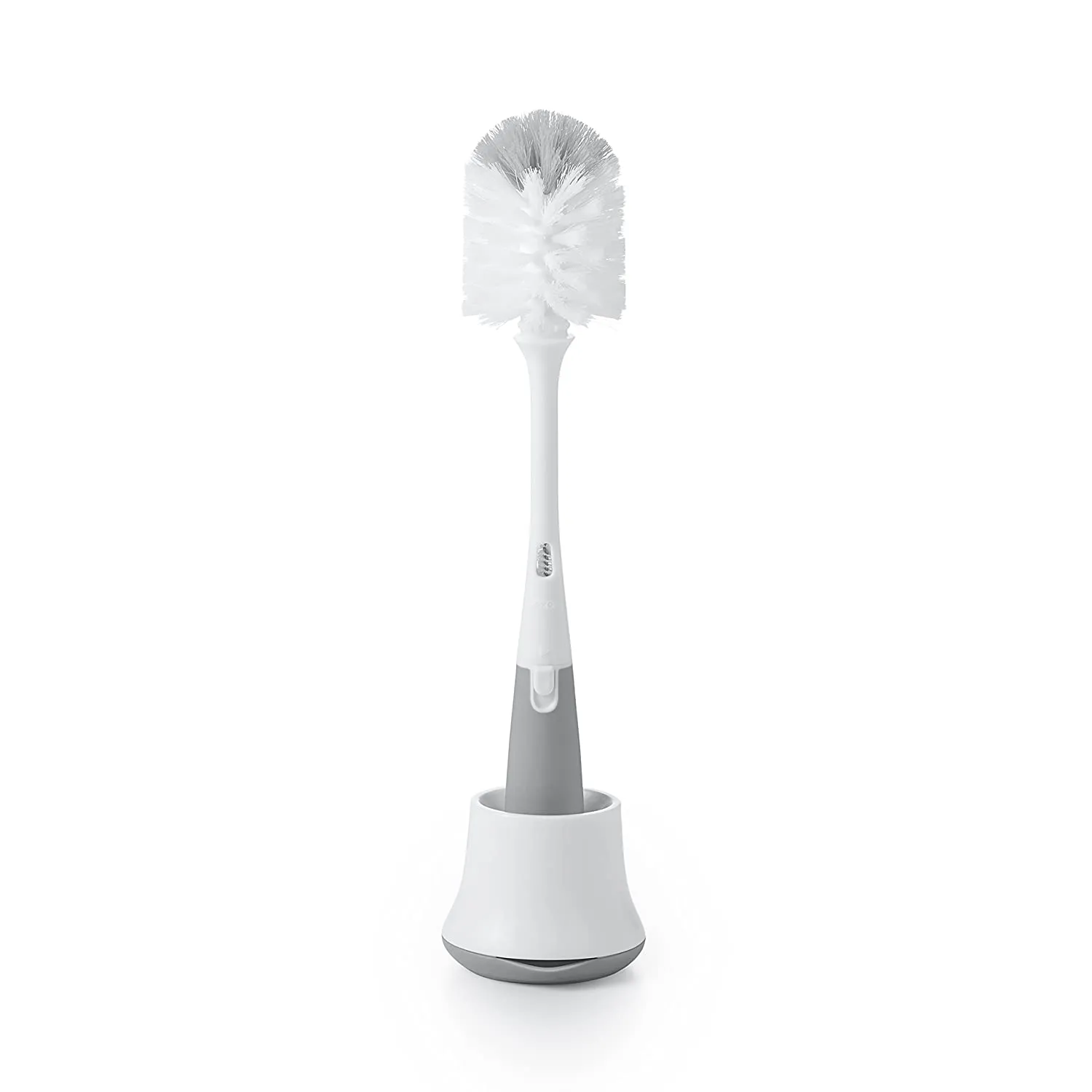 OXO Tot Bottle Brush With Detail Cleaner & Stand - Grey