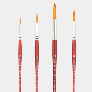 PANART ECHO SYNTHETIC LH BRUSH SET BR-4,8,10,14