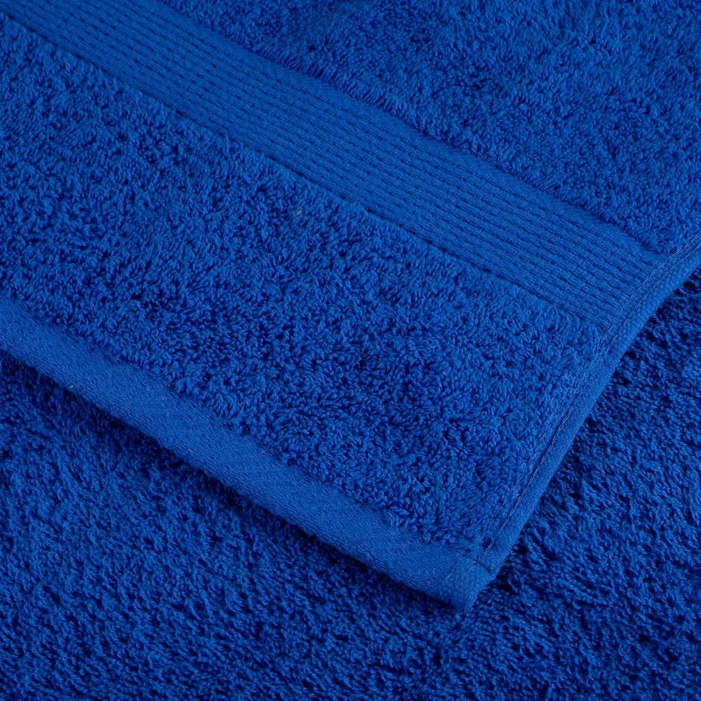 Premium Towels 4pcs Blue 100x200cm 600gsm 100% Cotton