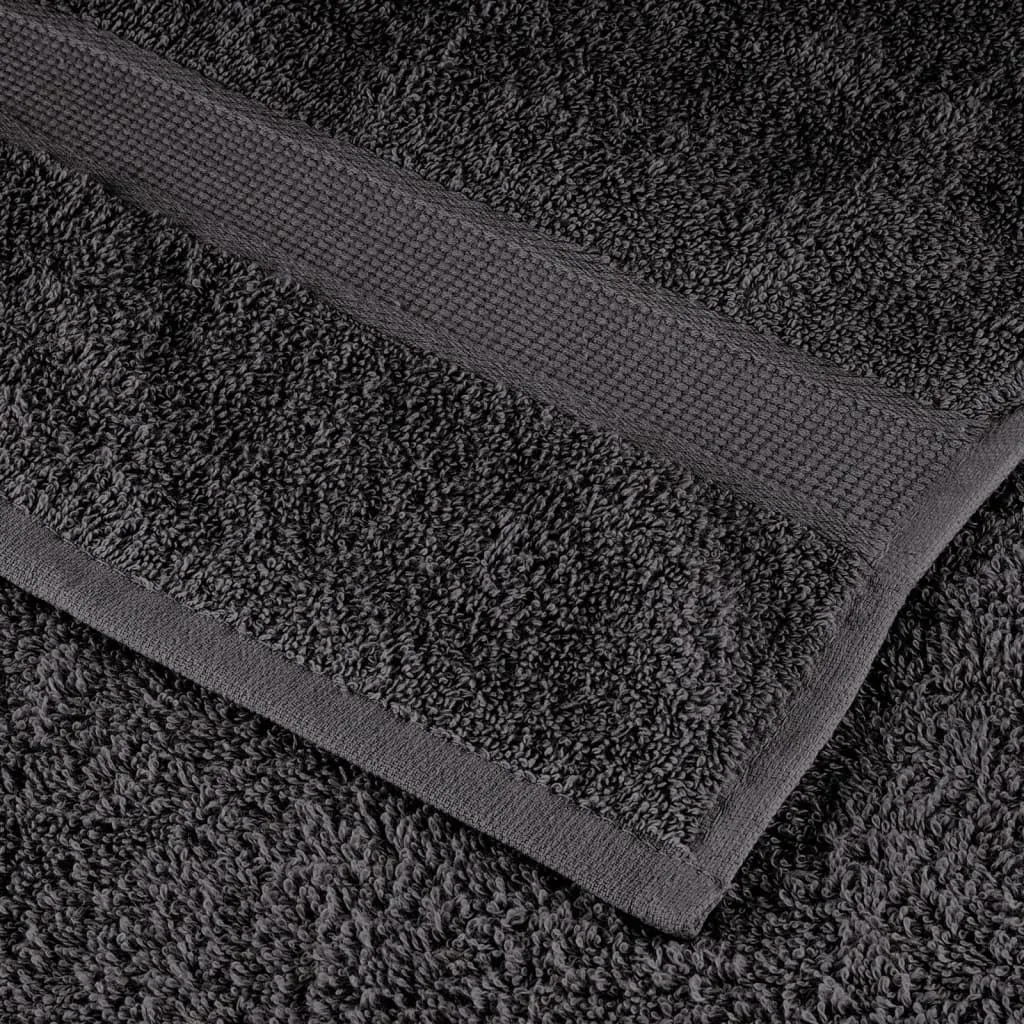 Premium Washcloths 4pcs Anthracite 30x30cm 600gsm 100% Cotton