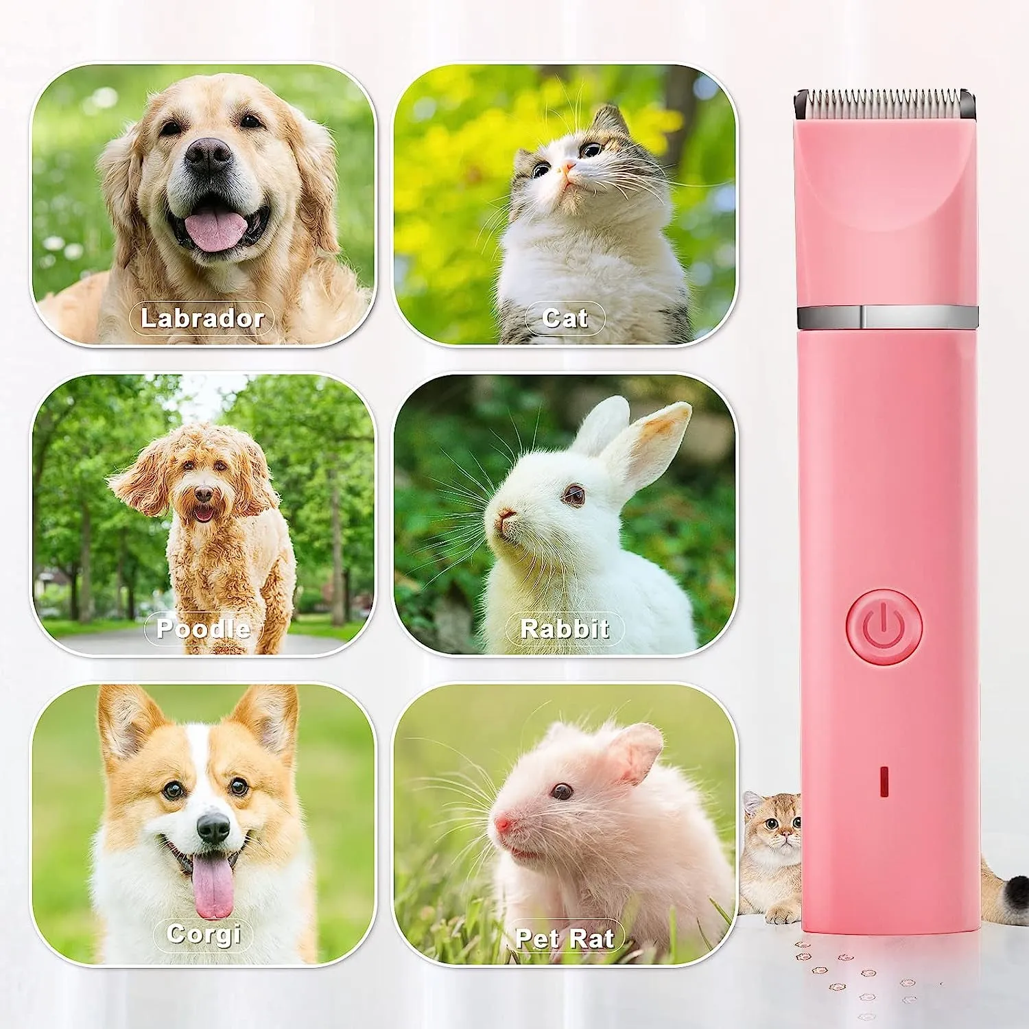 Quiet Rechargeable Pet Grooming Kit