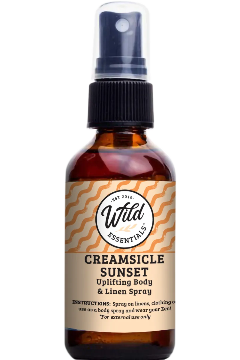 "Creamsicle Sunset" orange cream Body Spray - 2 oz./60ml