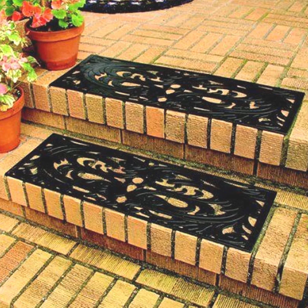 Rubber Step Guards/Stair Mats- Set of 2