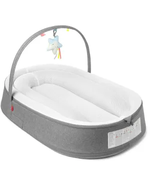 Skip Hop Sweet Retreat 2-Stage Baby Lounger Grey - Travel Gear For Ages 0-1 Years