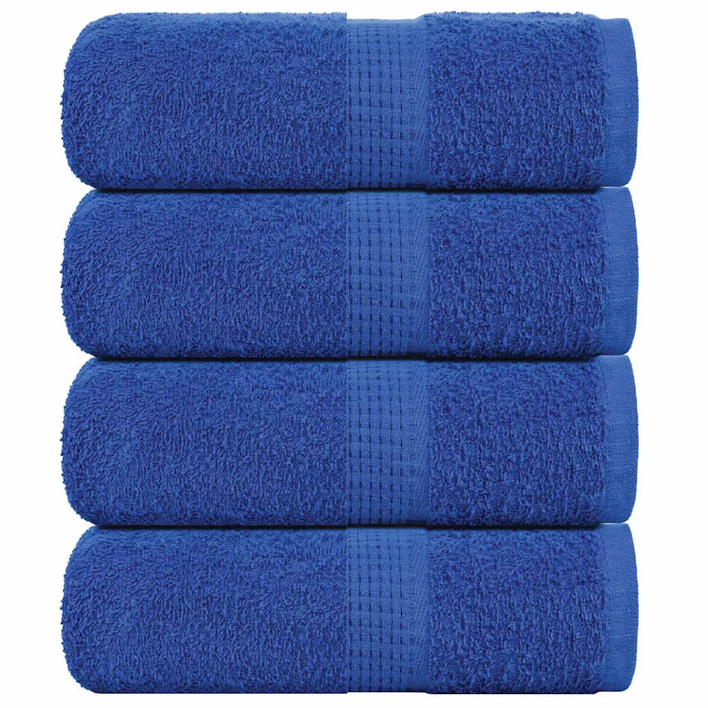 Soap Towels 4 pcs Blue 30x30 cm 360 gsm 100% Cotton