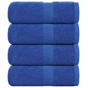 Soap Towels 4 pcs Blue 30x30 cm 360 gsm 100% Cotton