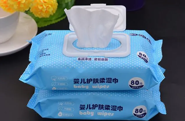 Super soft baby wipes