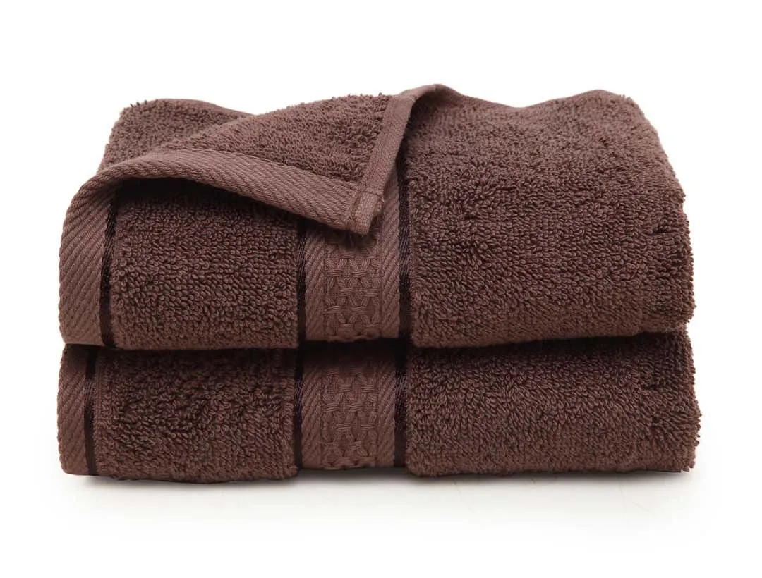 Toro Blu Large Size Face Towel 500 GSM for Men & Women,140x70cm (BROWN)