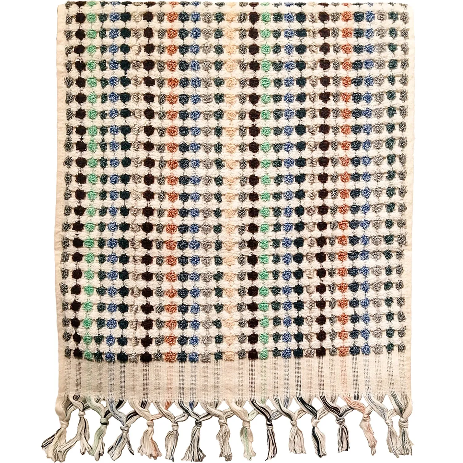 Turkish Hammam Bath Terry Towels Multi Pastel Dotted