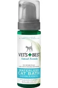 Vet's Best Dry Clean Waterless Cat Bath Foam 4oz